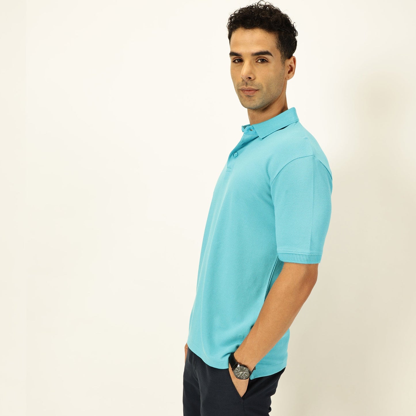 Pattani Polo #color_aqua-blue