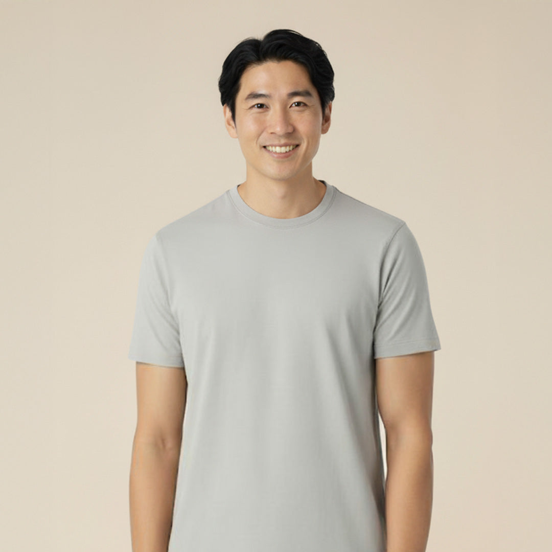 Mercerized Supima Crew Neck T-Shirt