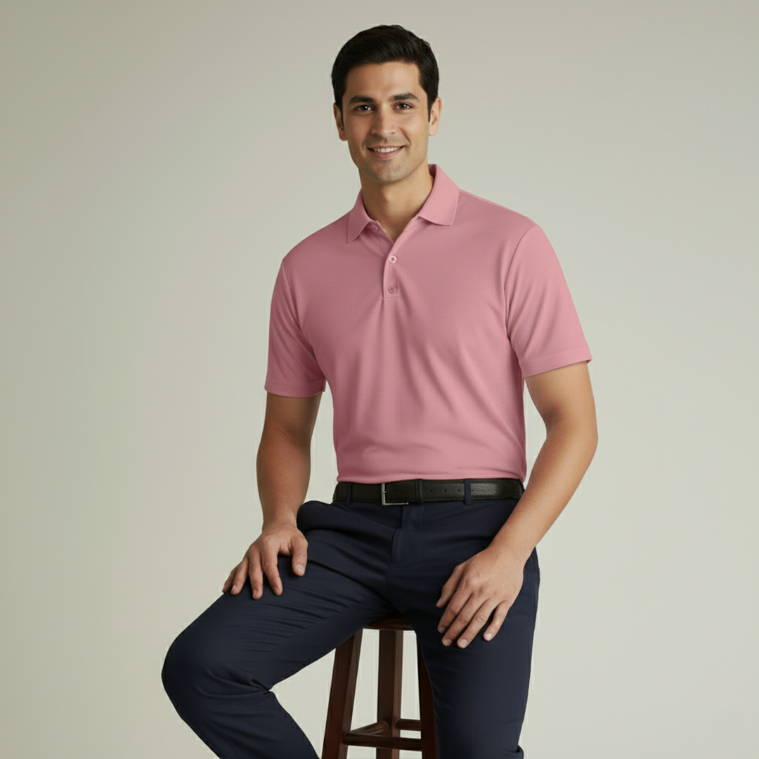 Soft Bamboo Polo T-Shirts (Button)