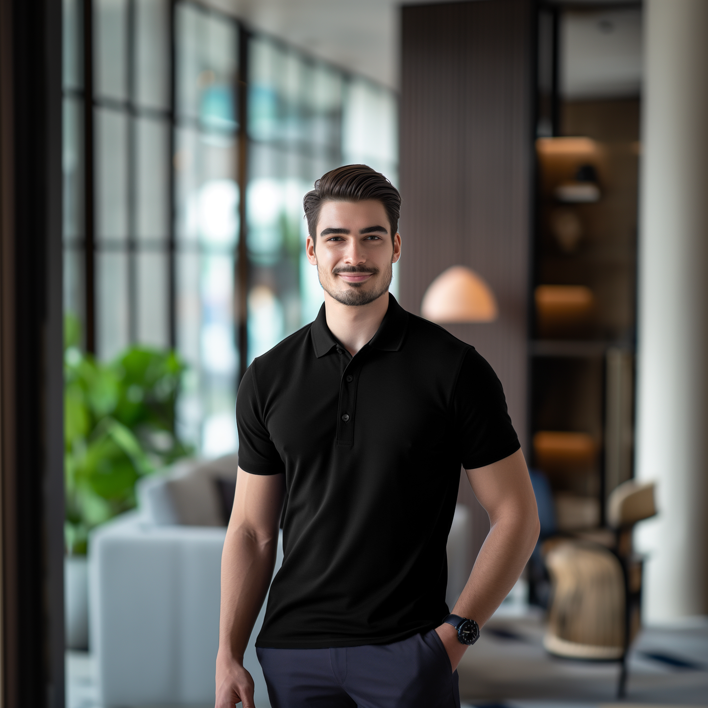 Mercerized Premium Supima Polo T-Shirt