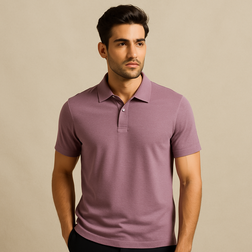 Soft Bamboo Polo T-Shirts (Button)