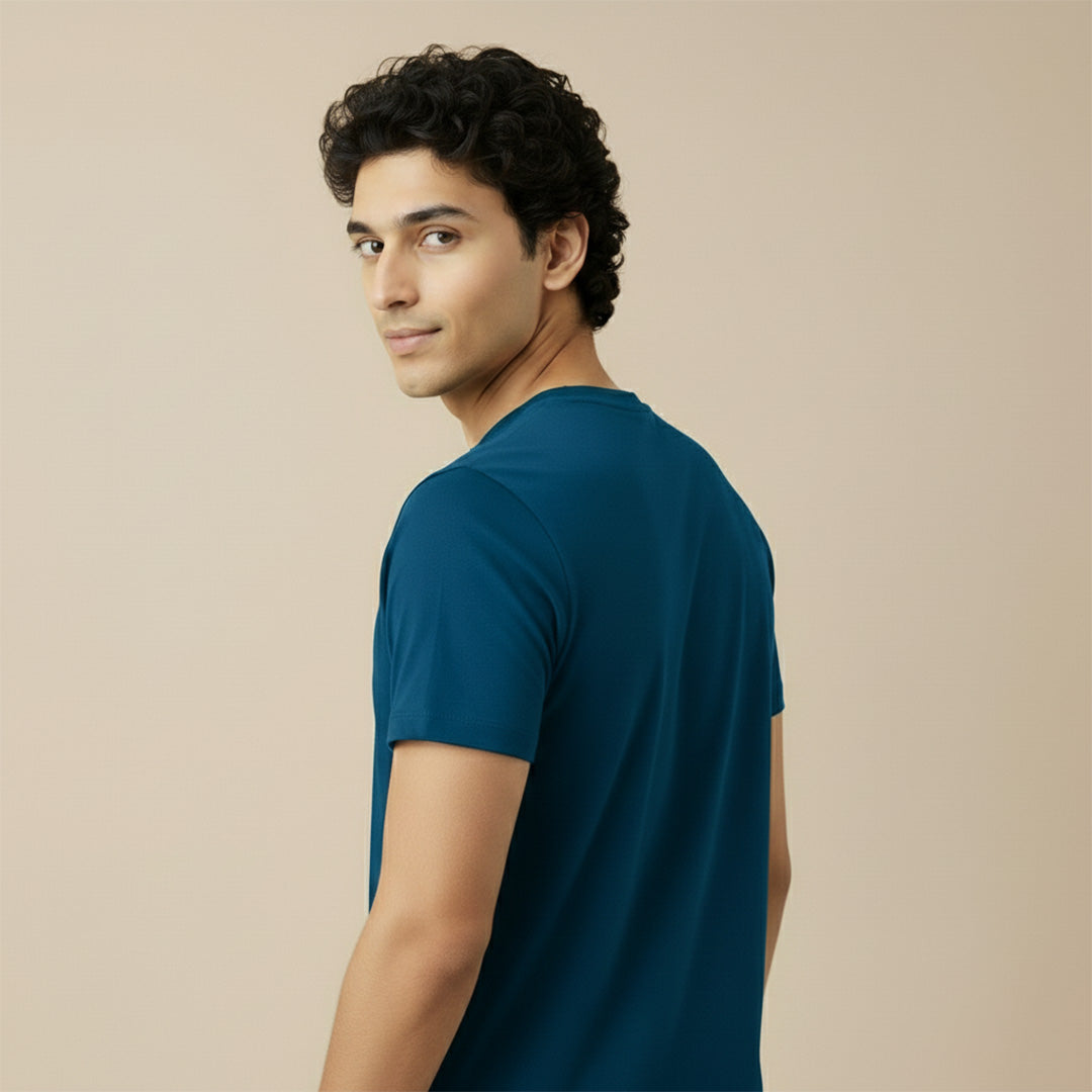 Mercerized Supima Crew Neck T-Shirt