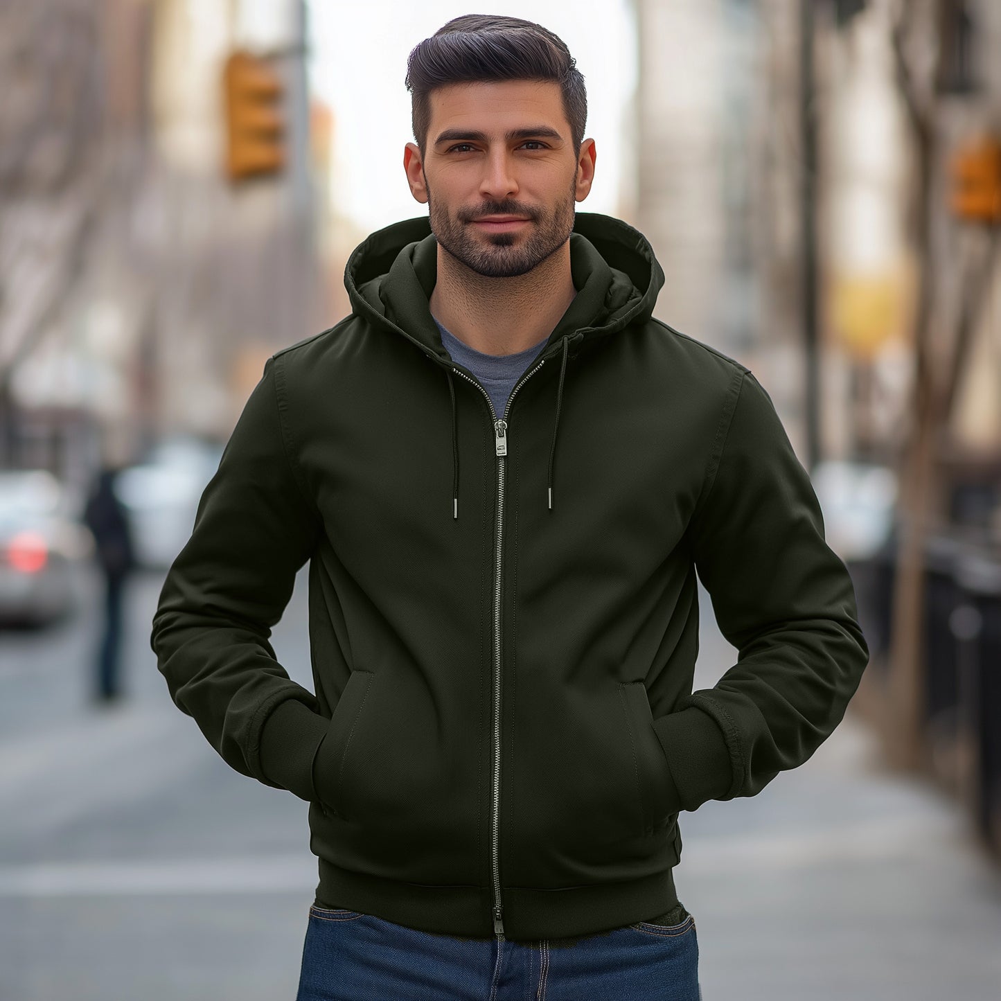 Premium Supima Zipper Hoodie for Elite Men: India’s Ultimate Winter Shield