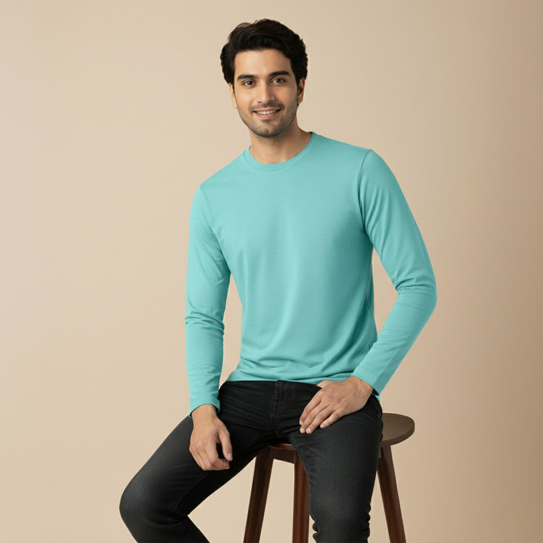 Mercerized Organic Cotton Crew Neck (Full Sleeve)