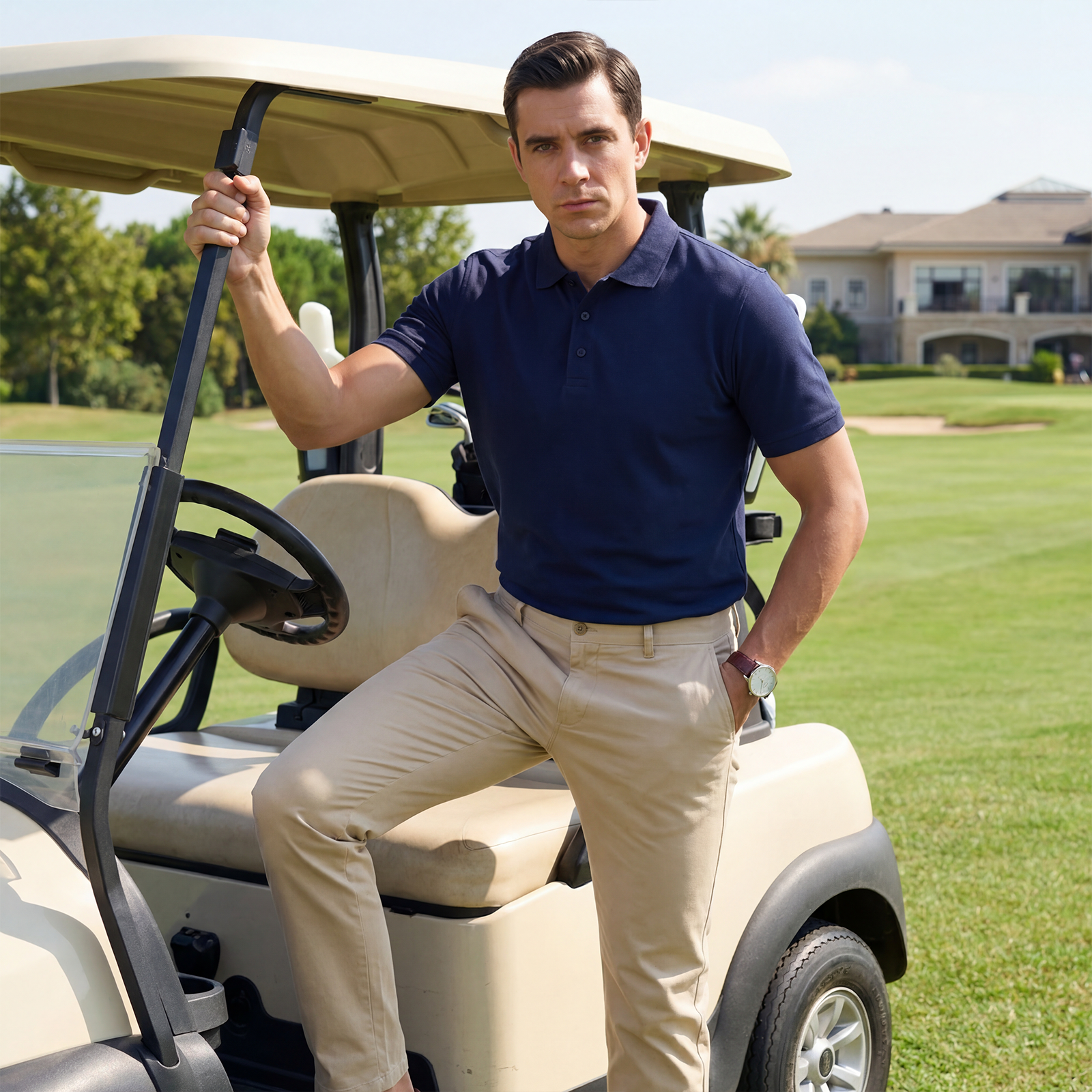 Exclusive Interlock Supima Cotton Polo T Shirts | Offnorth