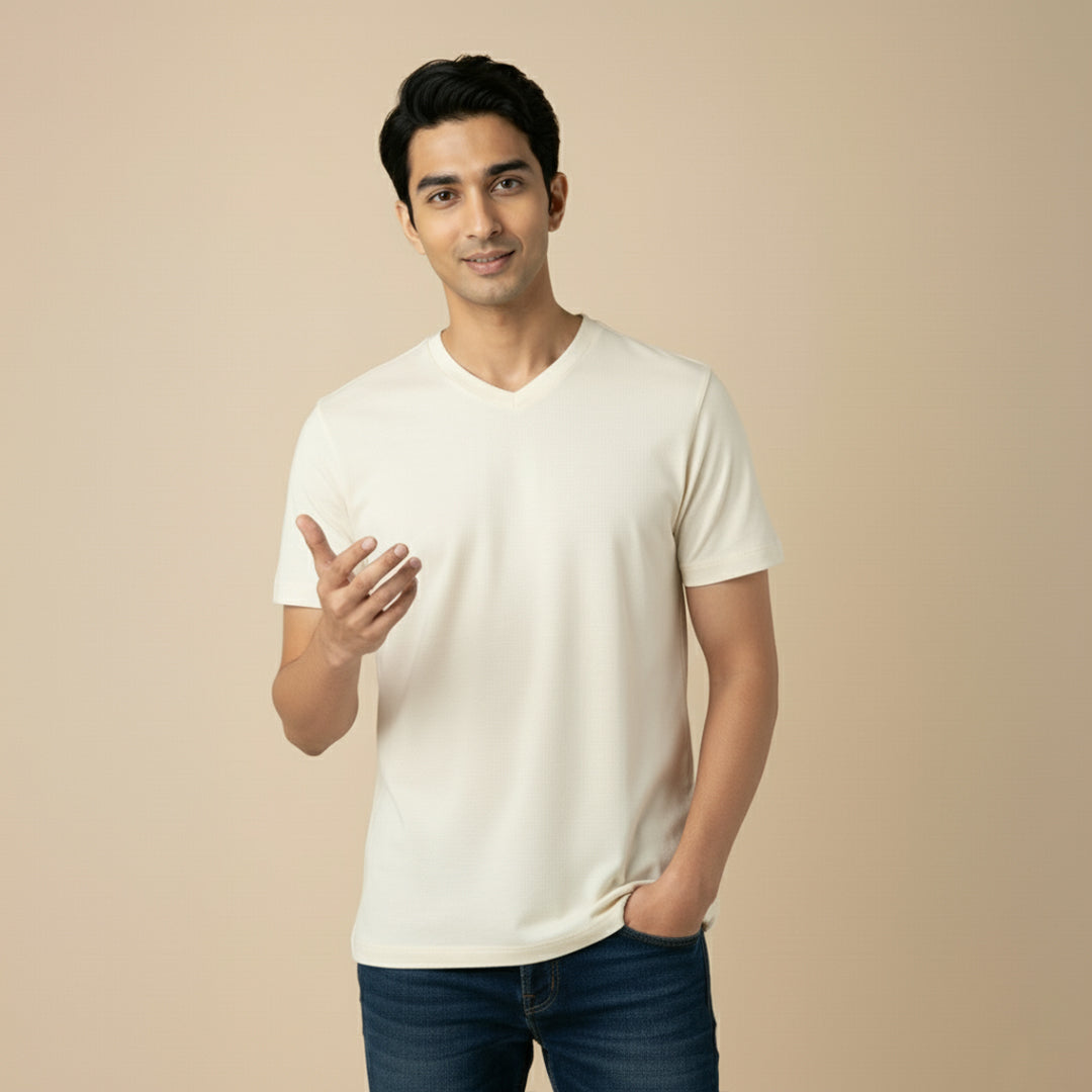 Organic Cotton V-Neck T-Shirts