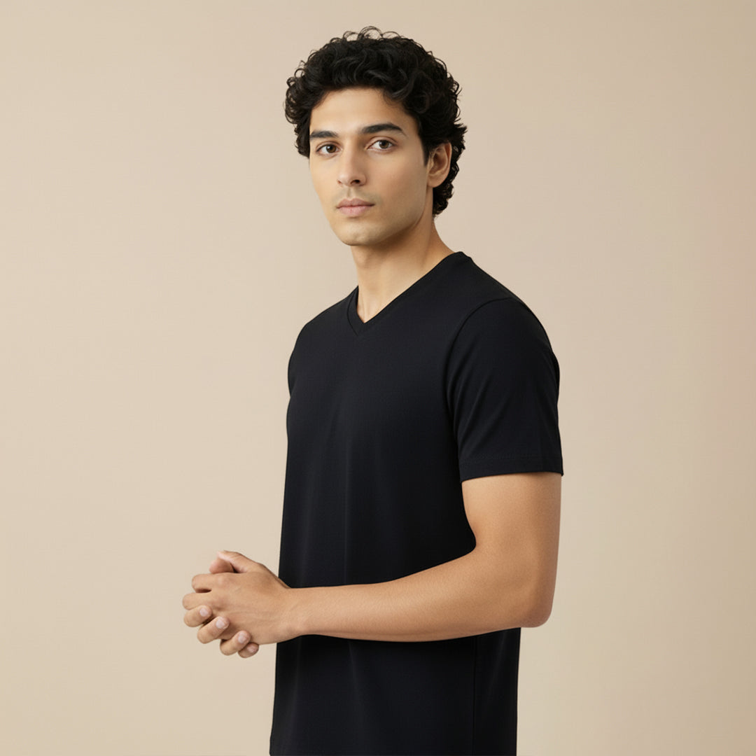Organic Cotton V-Neck T-Shirts