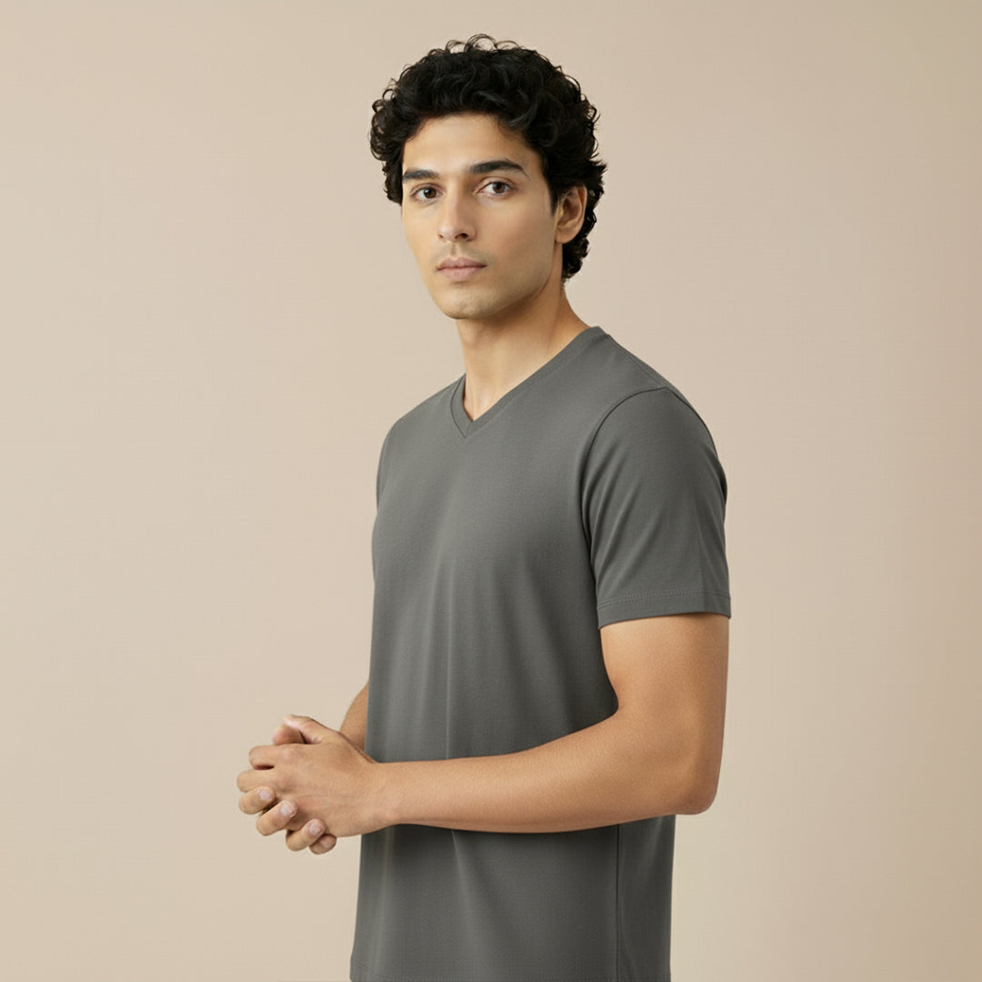Organic Cotton V-Neck T-Shirts