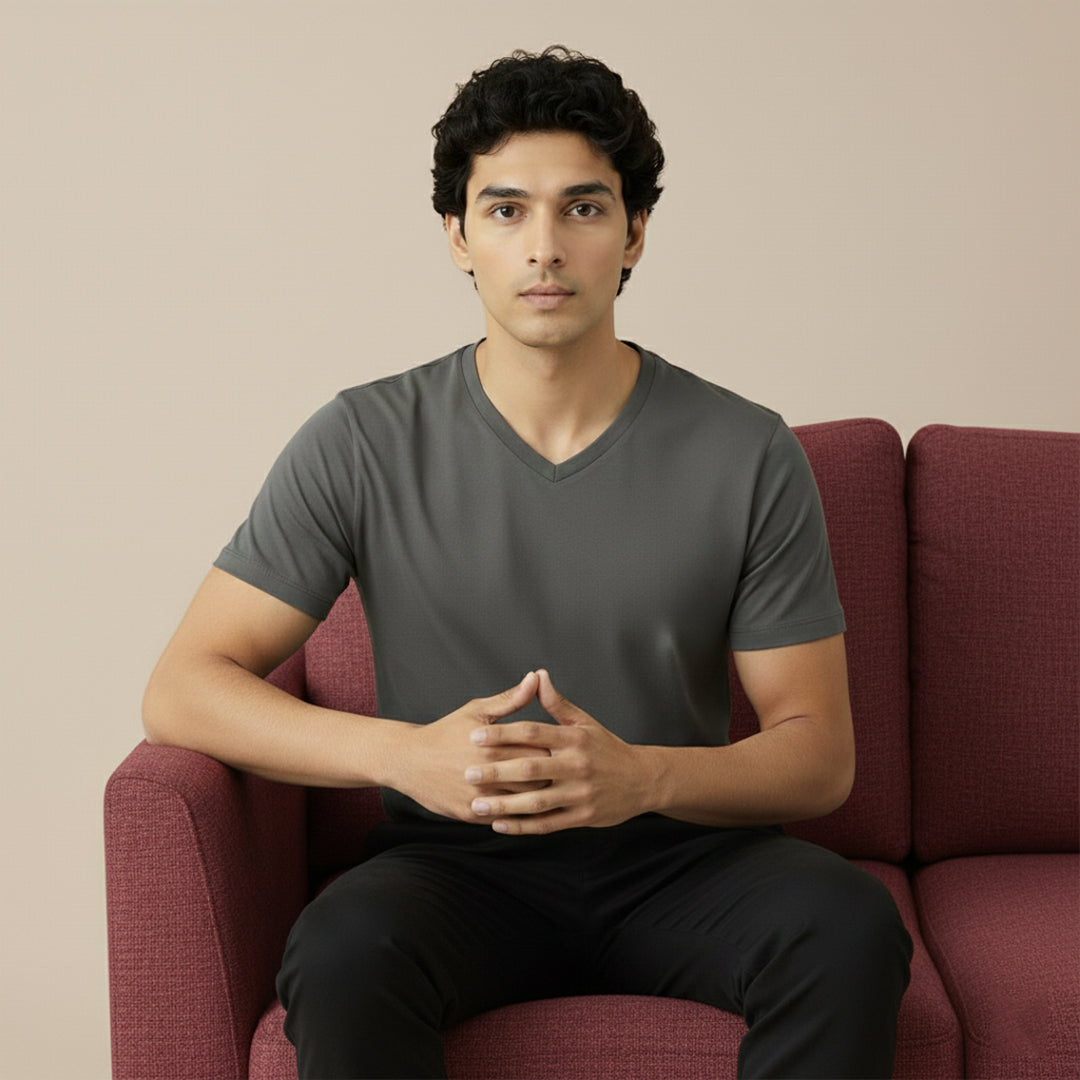 Organic Cotton V-Neck T-Shirts