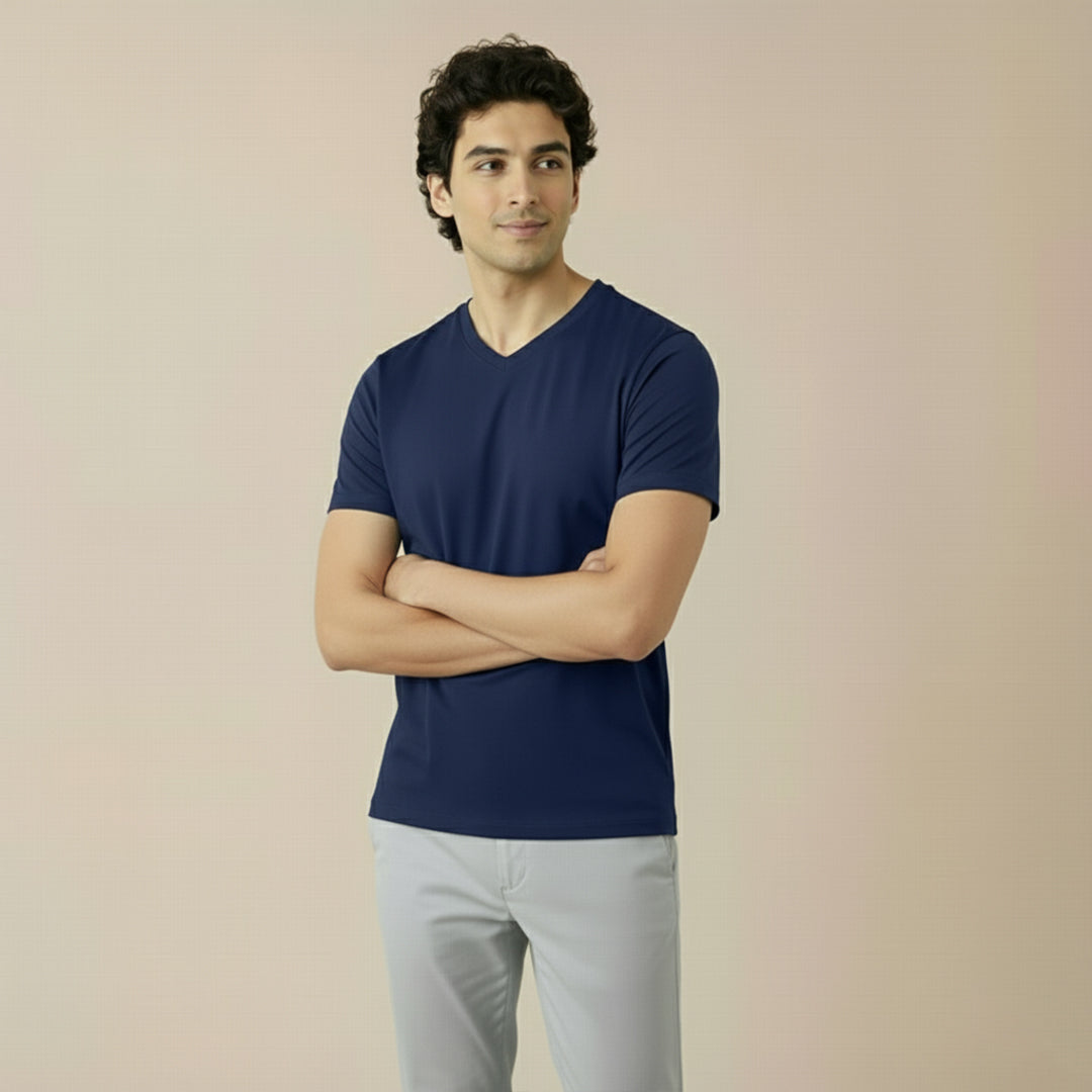 Organic Cotton V-Neck T-Shirts