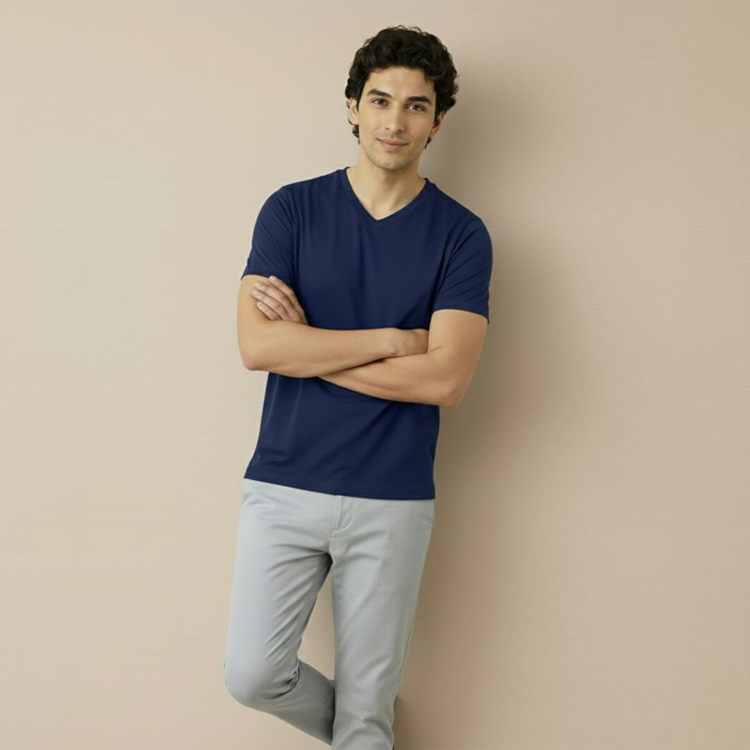 Organic Cotton V-Neck T-Shirts
