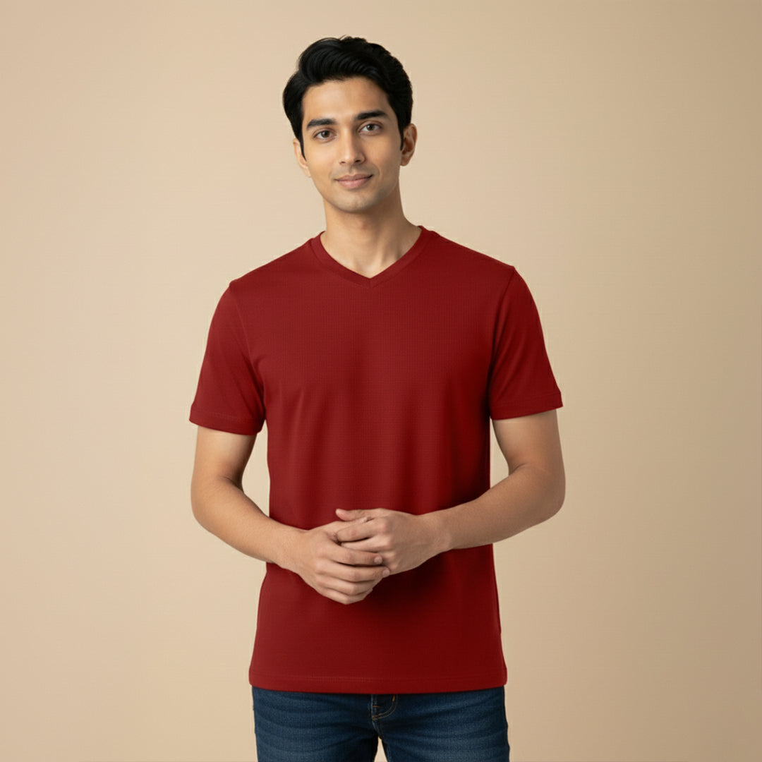 Organic Cotton V-Neck T-Shirts