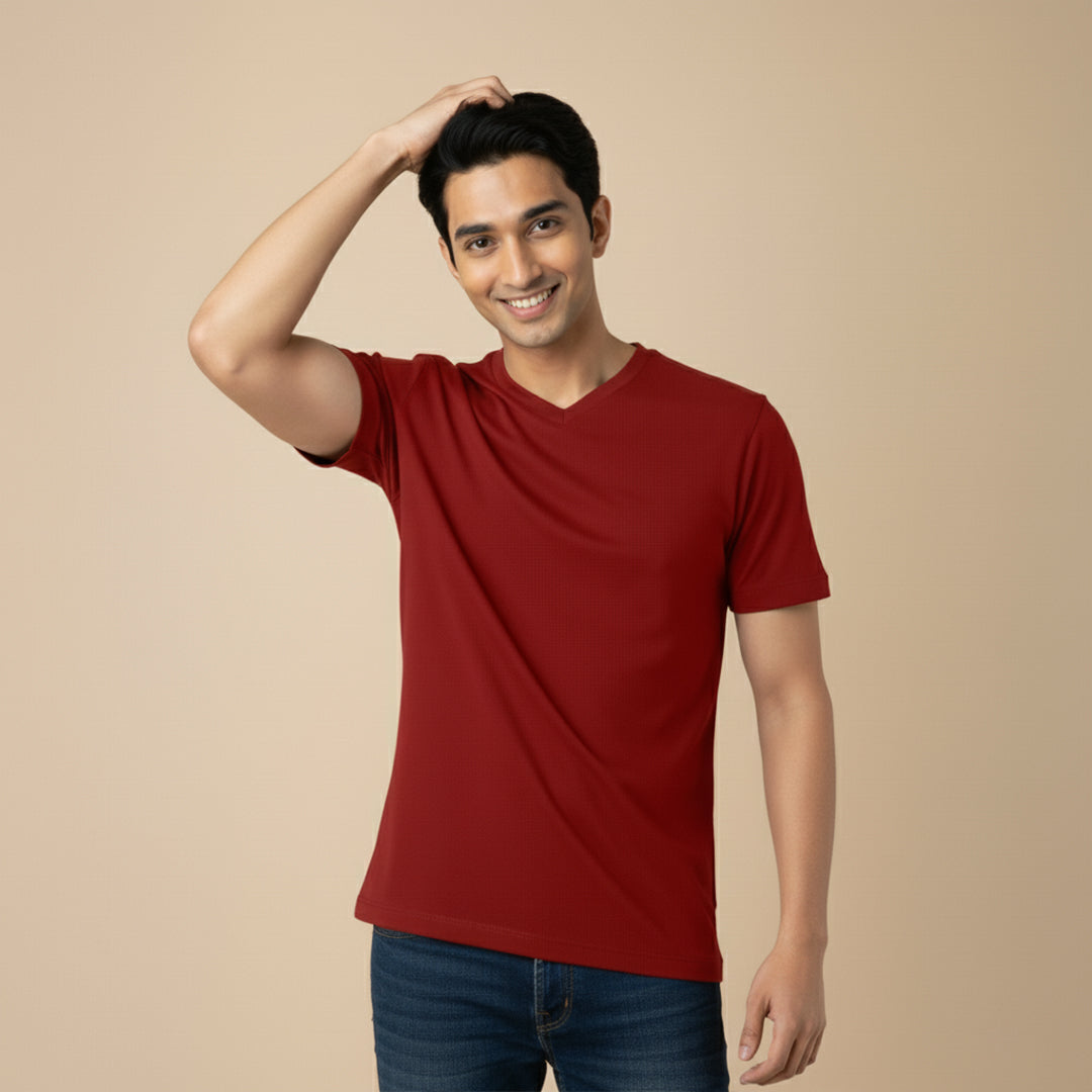 Organic Cotton V-Neck T-Shirts