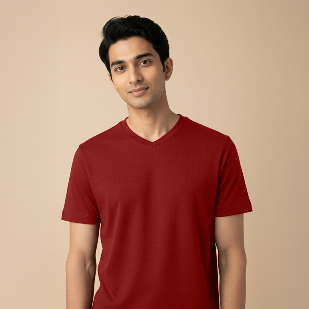 Organic Cotton V-Neck T-Shirts