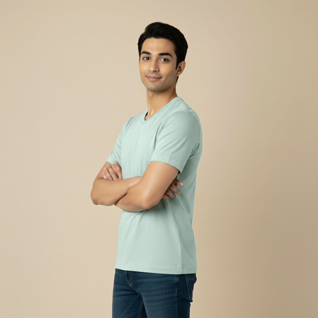 Organic Cotton V-Neck T-Shirts