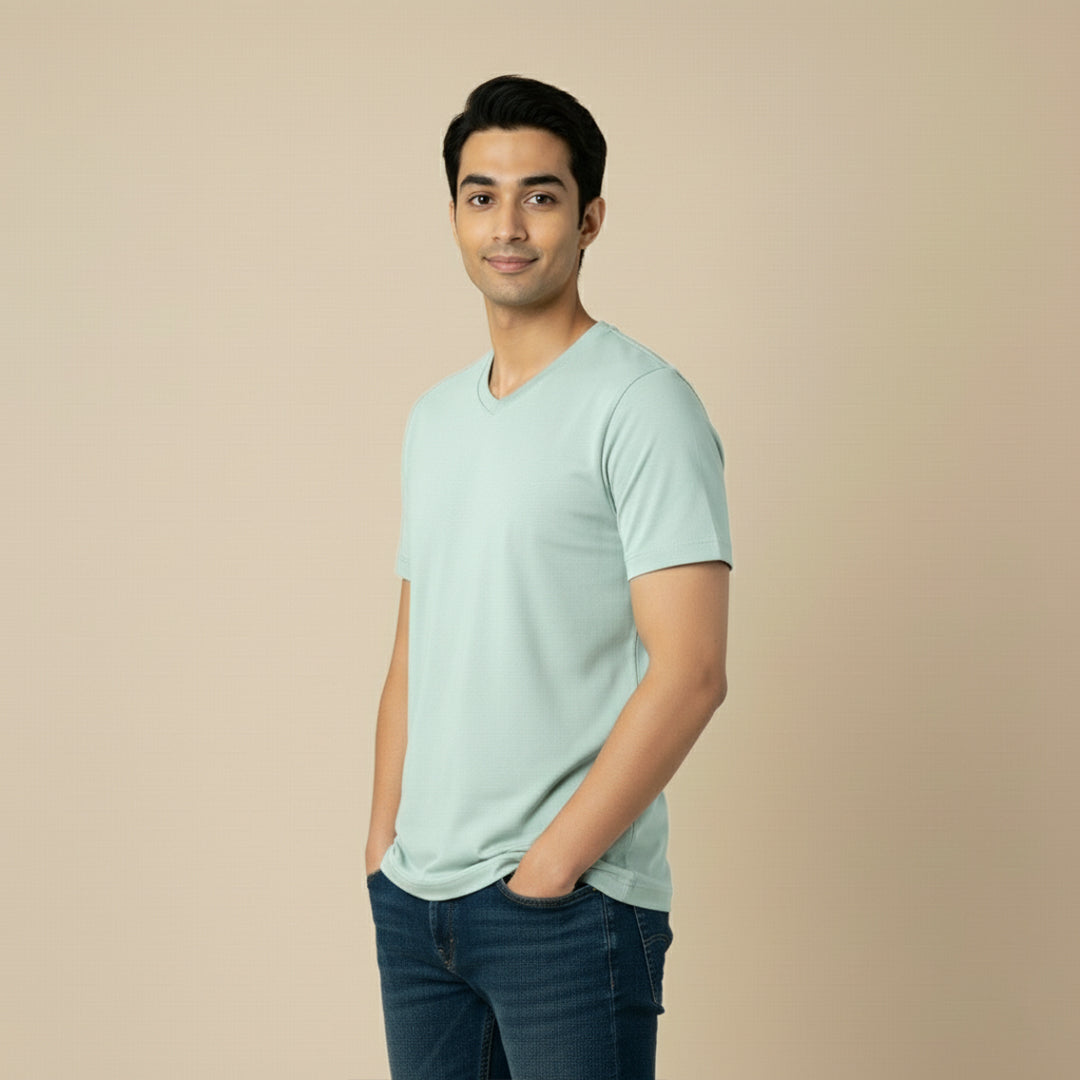 Organic Cotton V-Neck T-Shirts