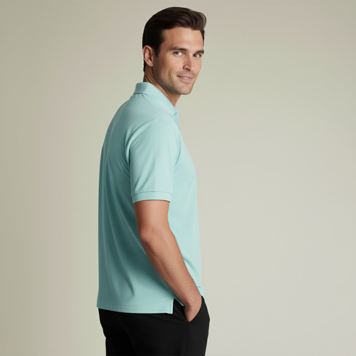 Exclusive Interlock Supima Polos for Elite Men