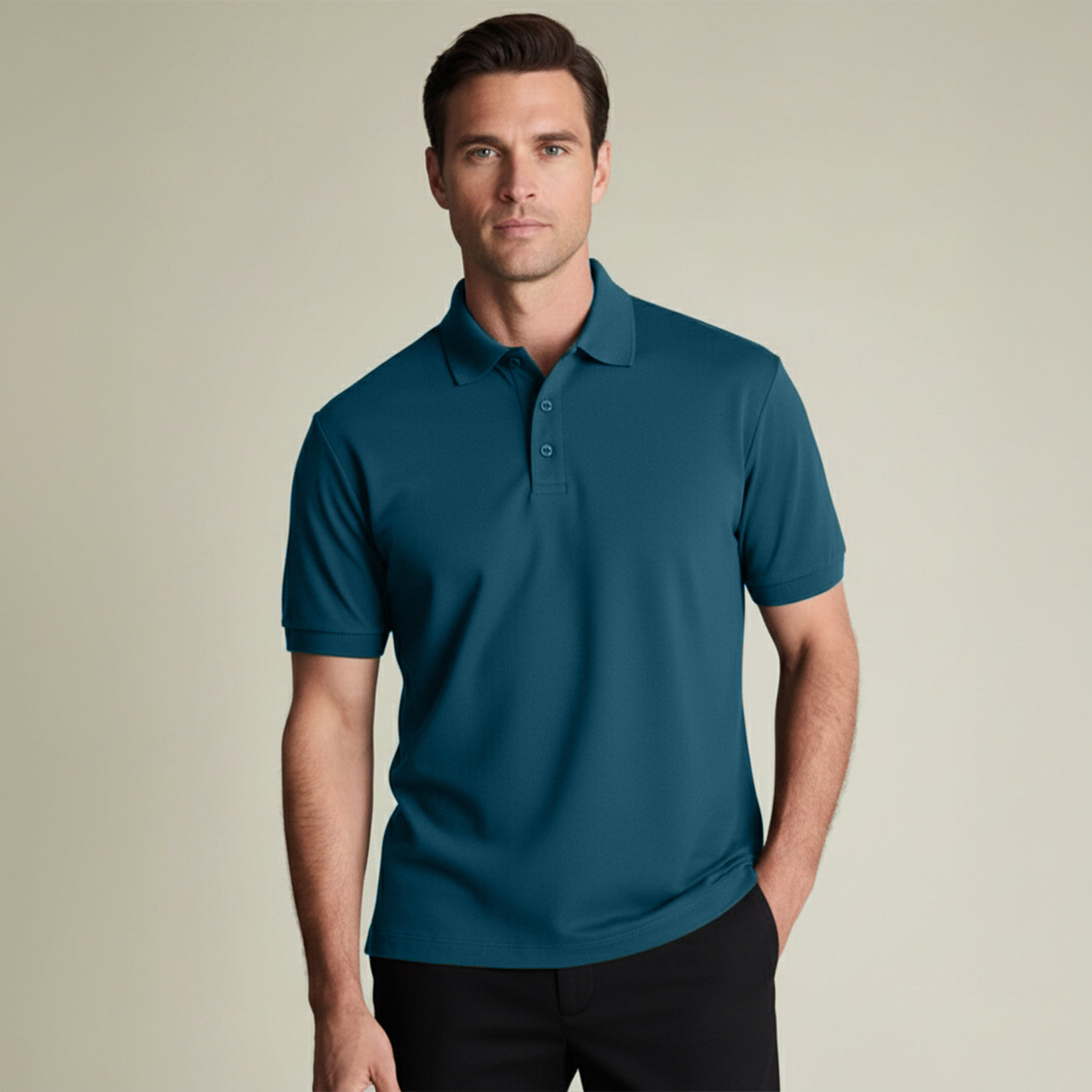 Exclusive Interlock Supima Polos for Elite Men