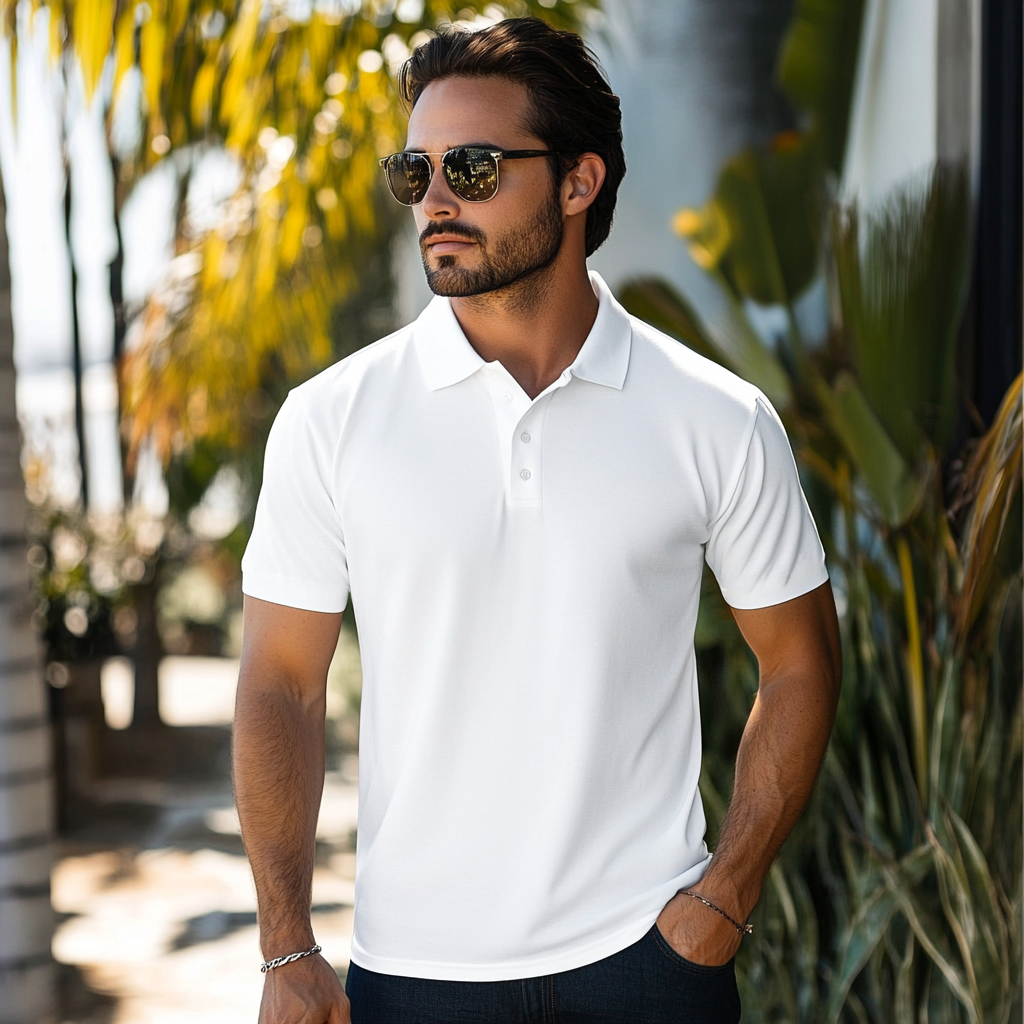 Mercerized Premium Supima Polo T-Shirt