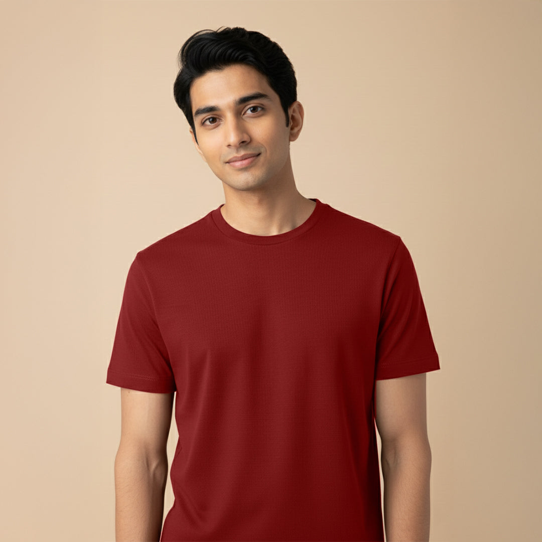 Mercerized Supima Crew Neck T-Shirt