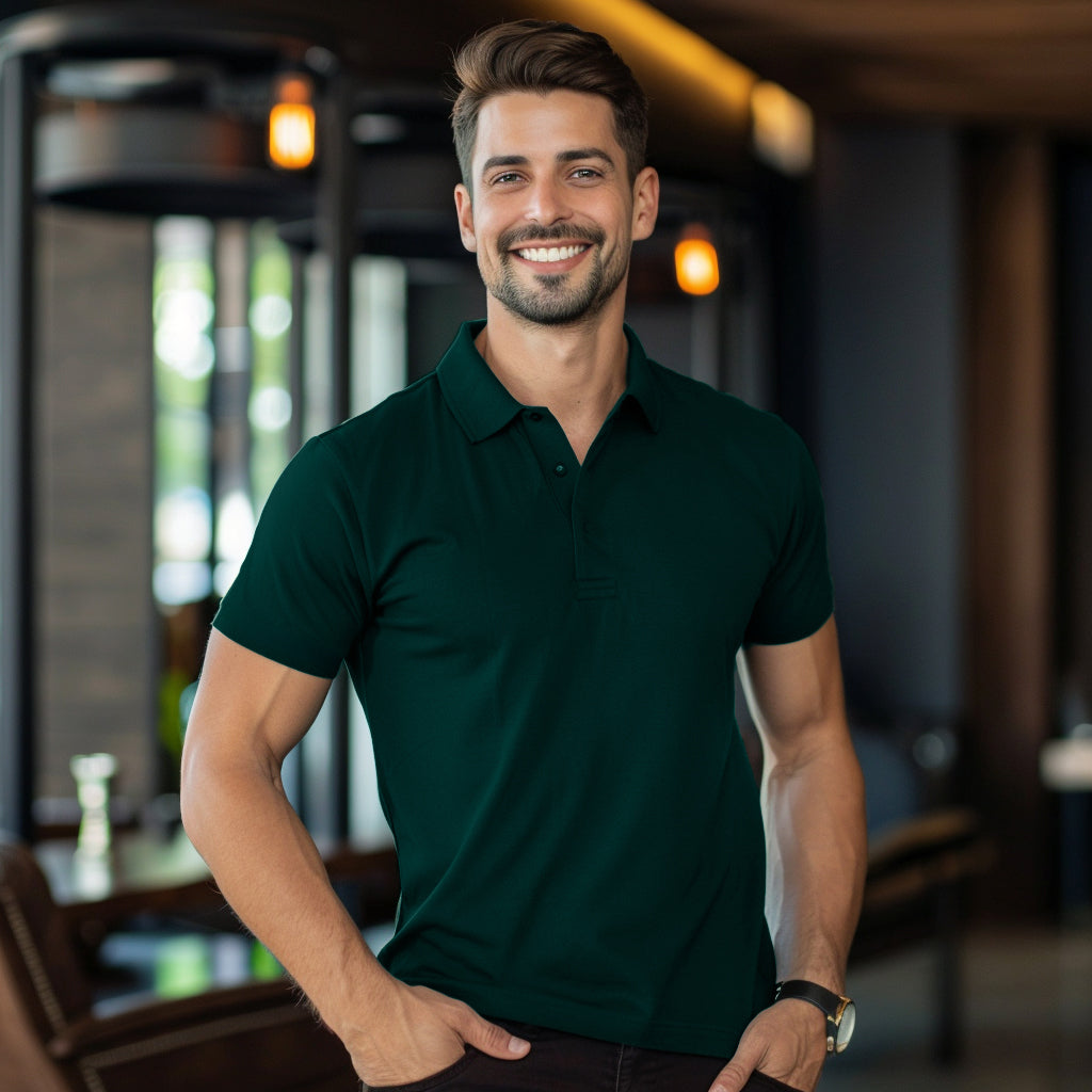 Mercerized Premium Supima Polo T-Shirt