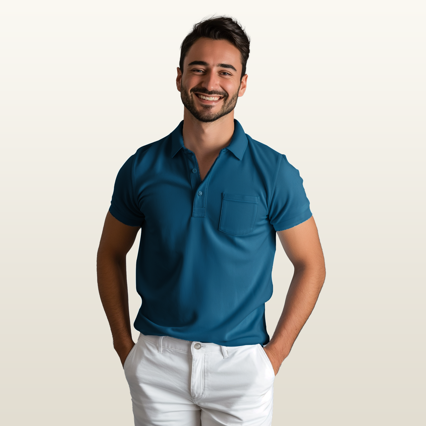 Premium Men's Supima Pocket Polo T-Shirt