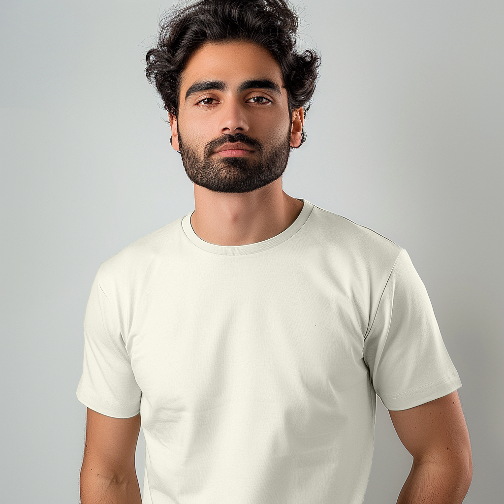 Mercerized Organic Cotton Crew Neck (Half Sleeve)