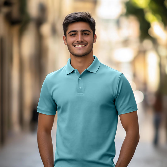 Soft Bamboo Polo T-Shirts (Button)