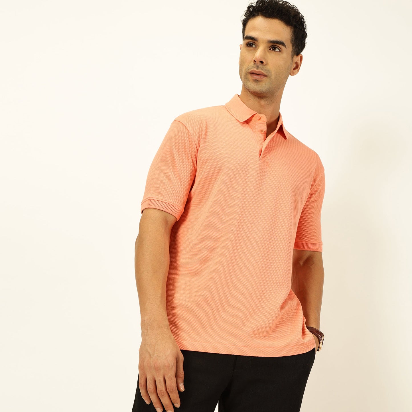 Pattani Polo #color_sunset-coral