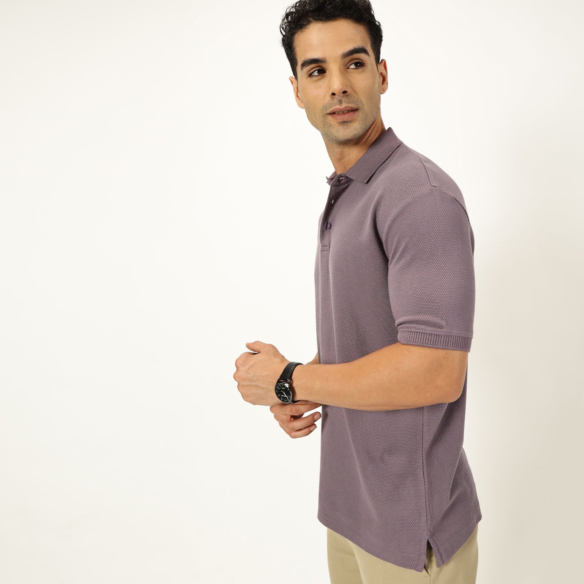 Pattani Polo #color_lavender-gray