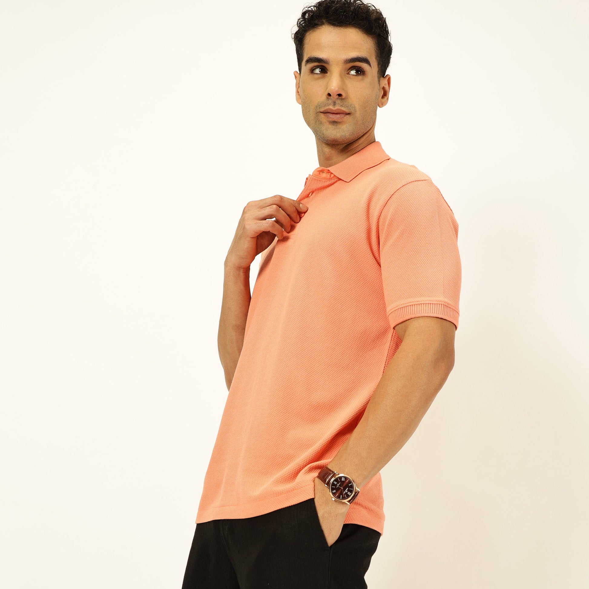 Pattani Polo #color_sunset-coral