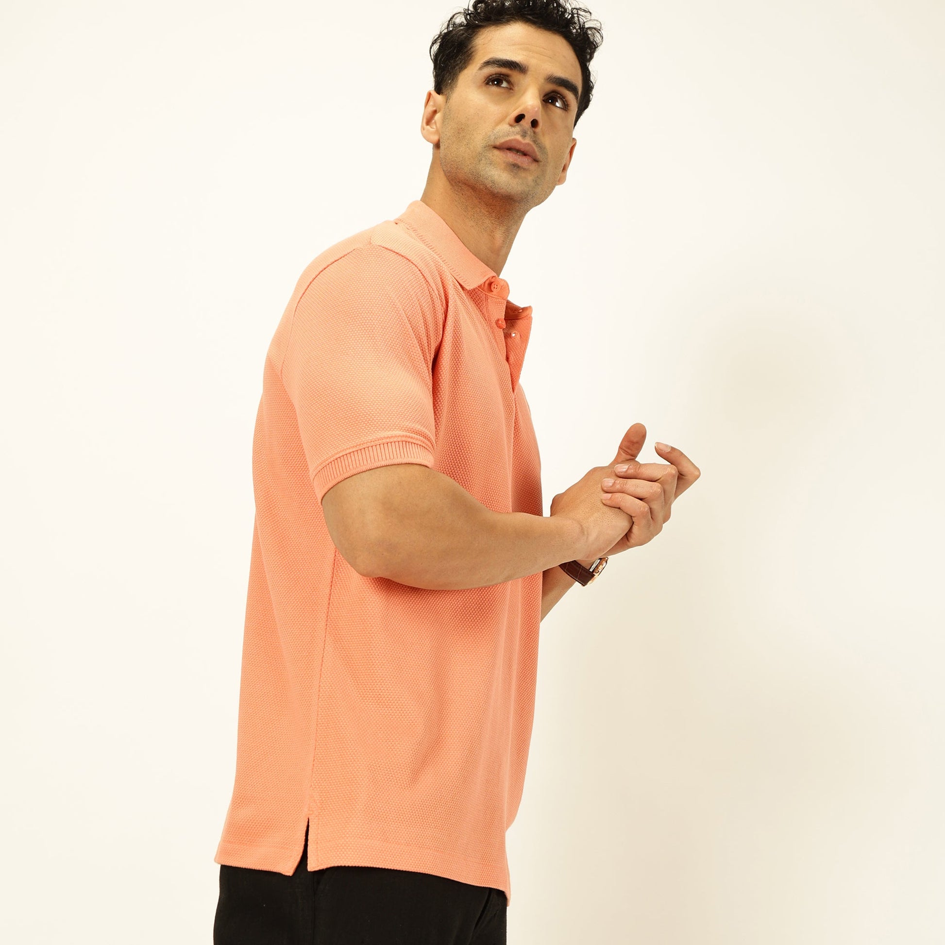 Pattani Polo #color_sunset-coral