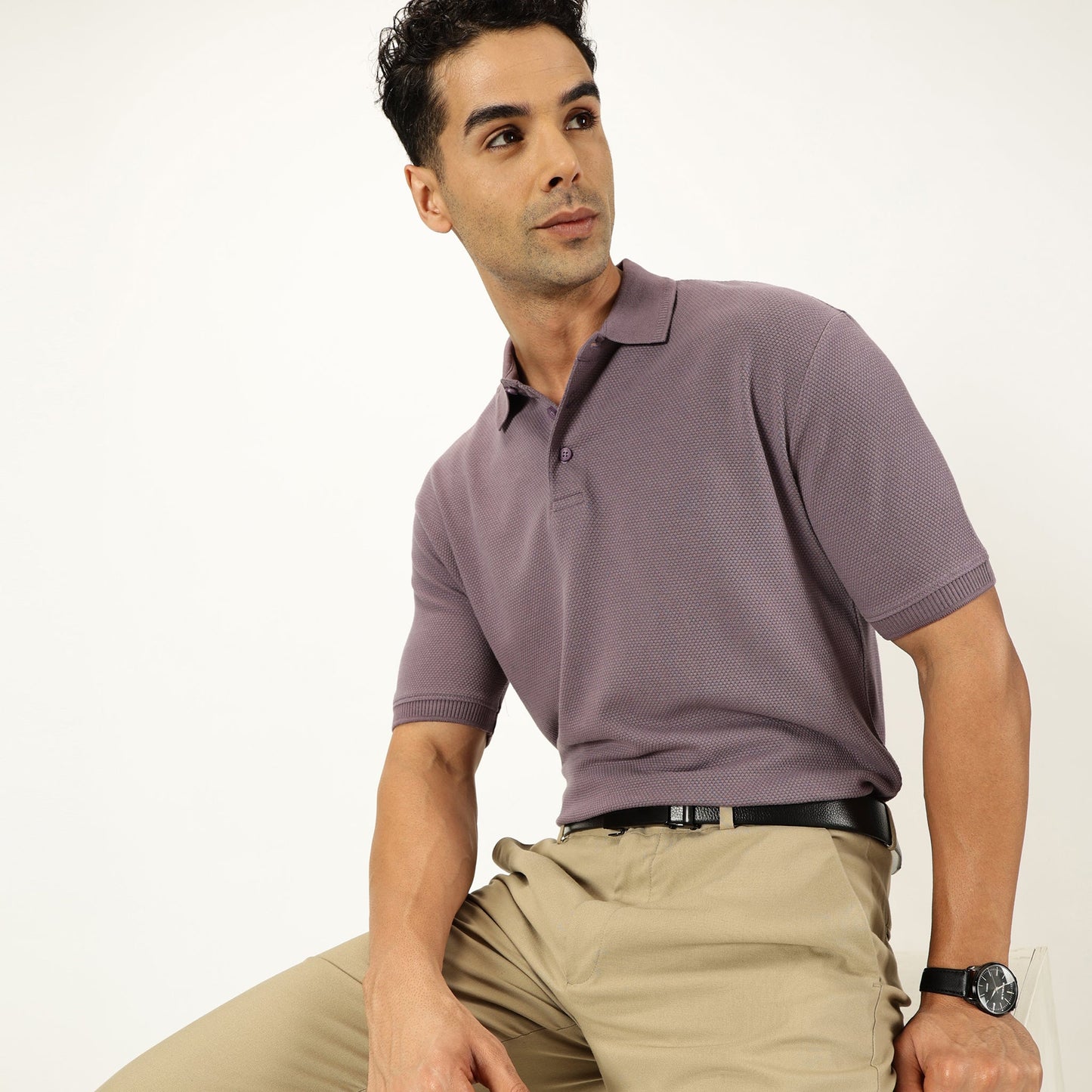 Pattani Polo #color_lavender-gray