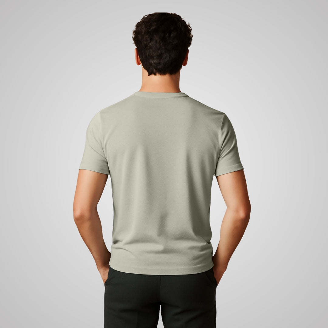 Mercerized Supima Crew Neck T-Shirt