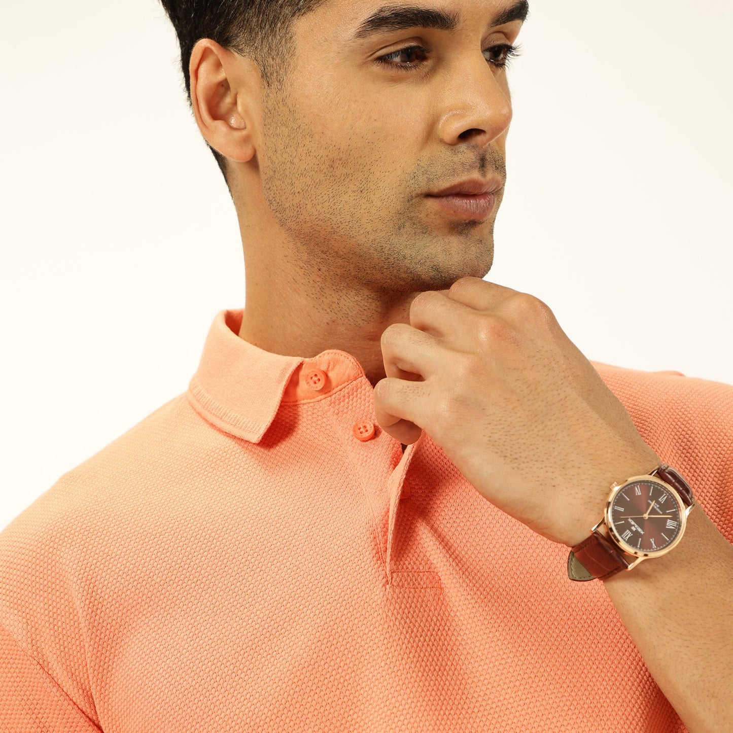 Pattani Polo #color_sunset-coral