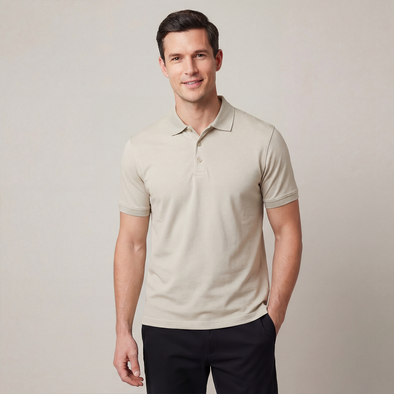 Exclusive Interlock Supima Polos for Elite Men