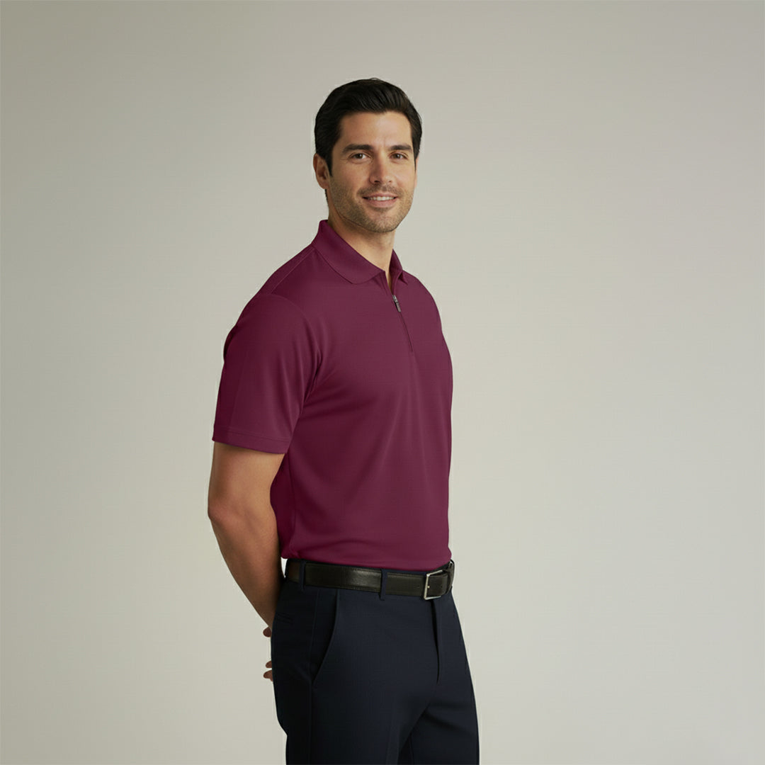 Soft Bamboo Polo T-Shirt (Zipper)