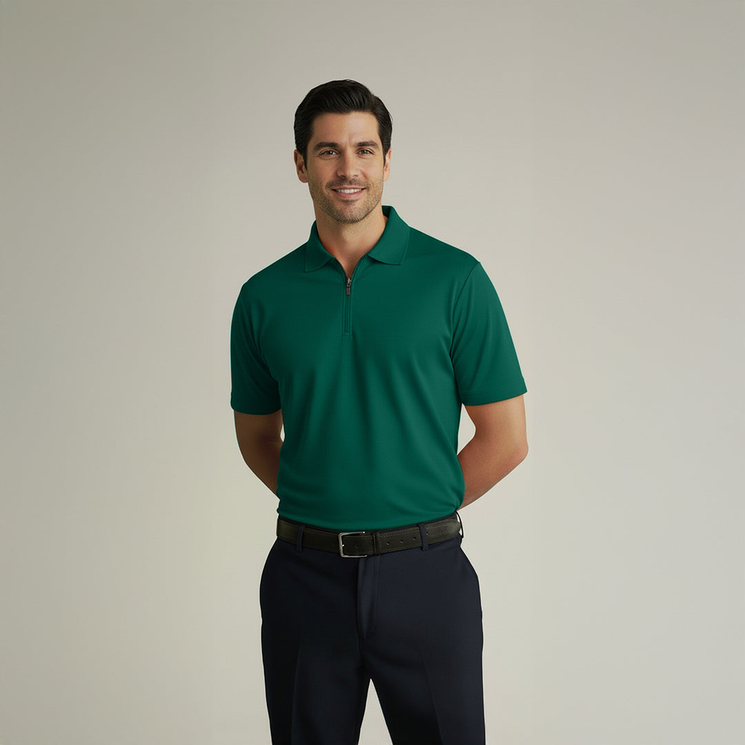 Soft Bamboo Polo T-Shirt (Zipper)