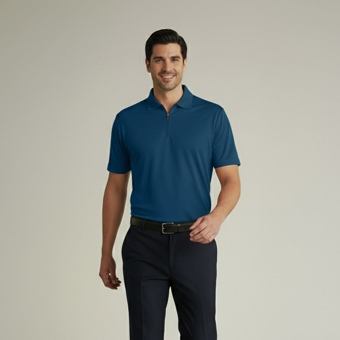 Soft Bamboo Polo T-Shirt (Zipper)