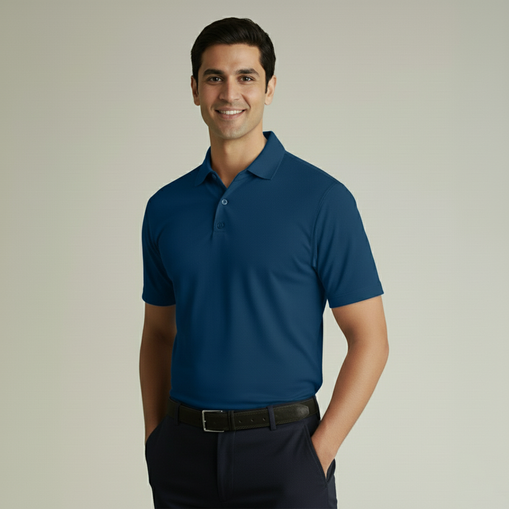 Soft Bamboo Polo T-Shirts (Button) - Clearance Collection
