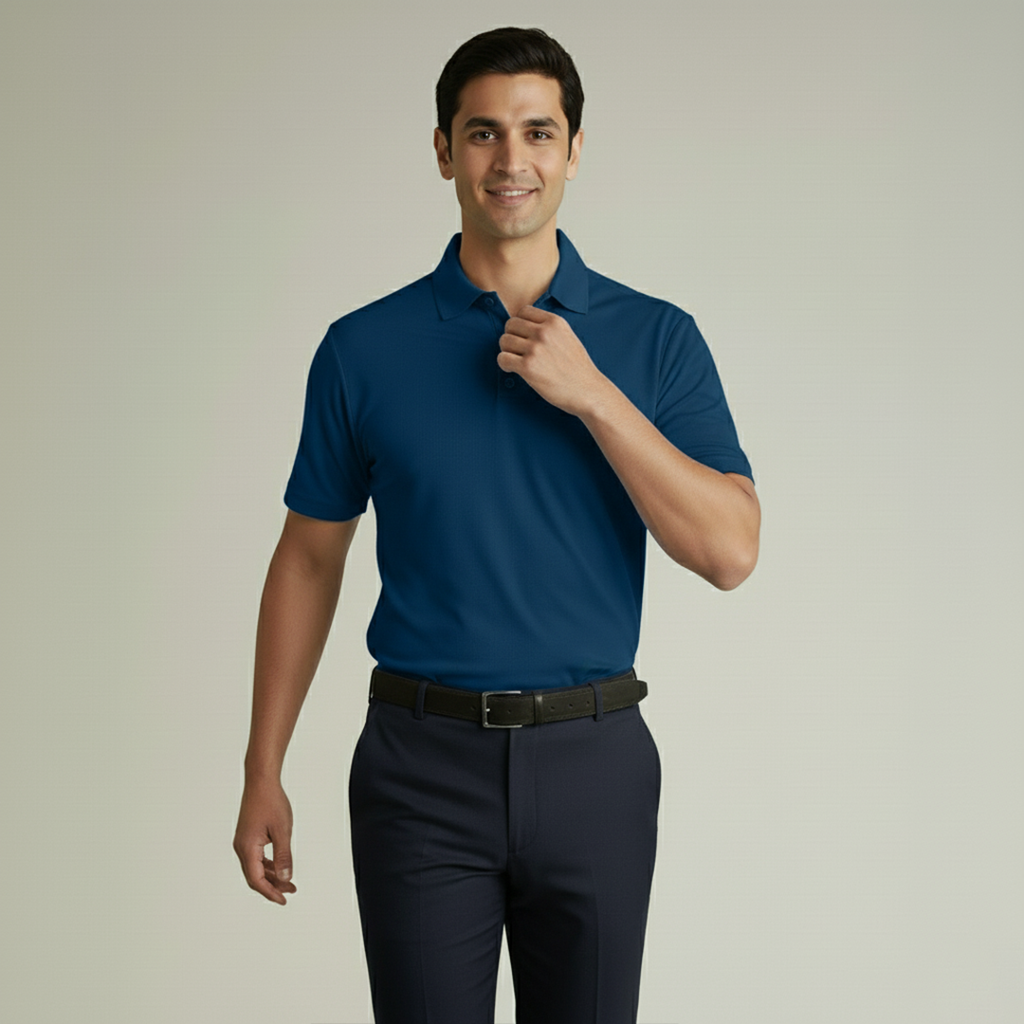 Soft Bamboo Polo T-Shirts (Button) - Clearance Collection
