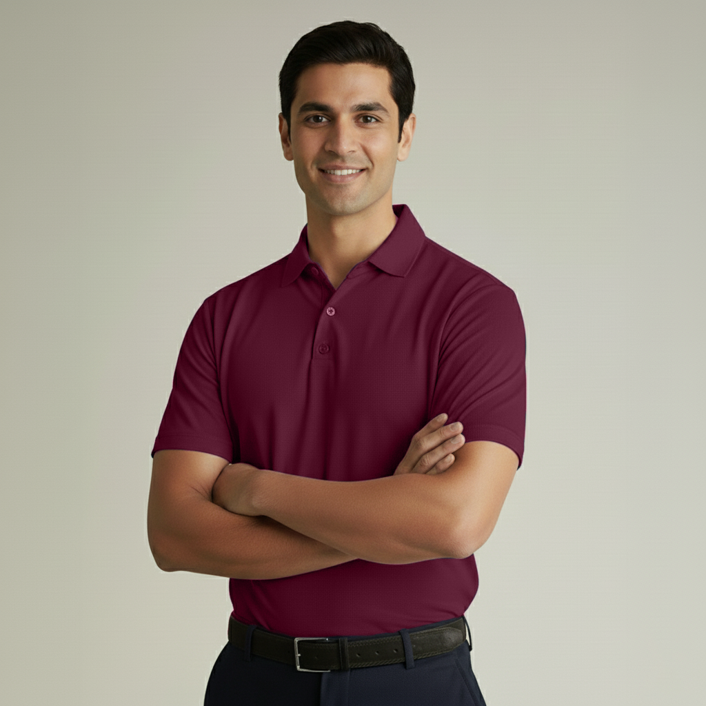 Soft Bamboo Polo T-Shirts (Button) - Clearance Collection