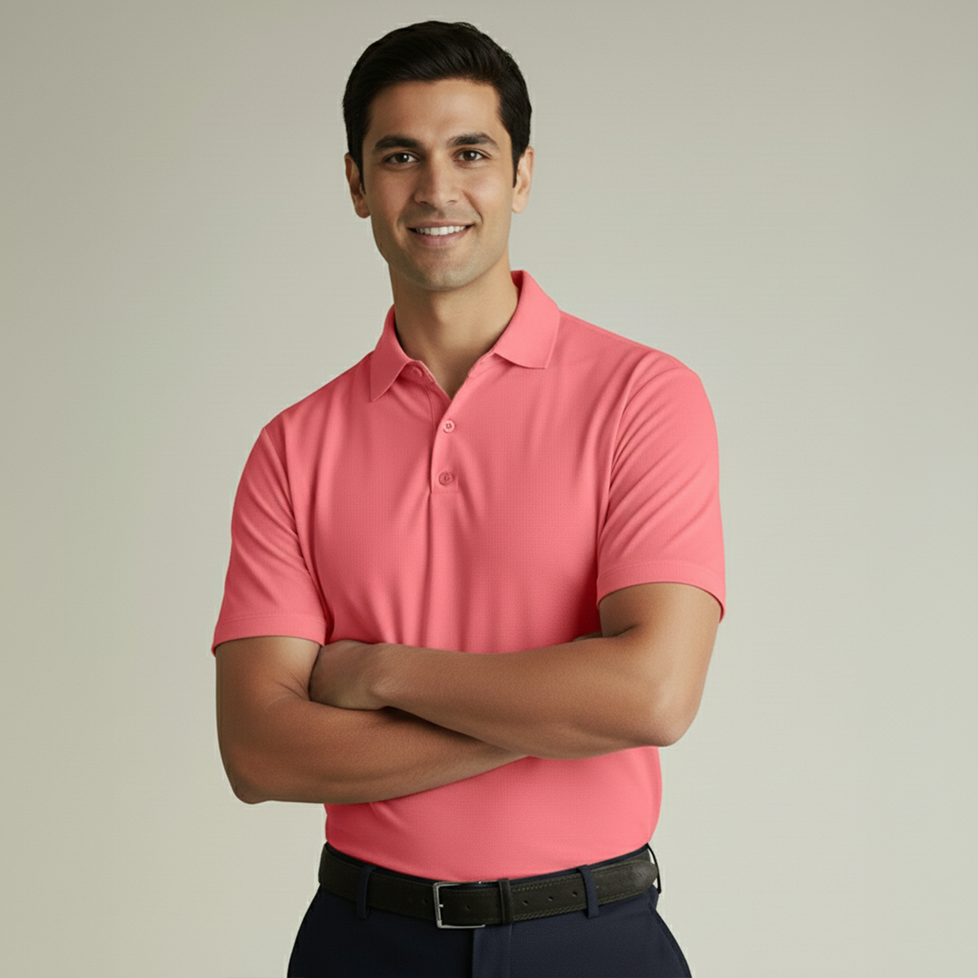 Soft Bamboo Polo T-Shirts (Button) - Clearance Collection
