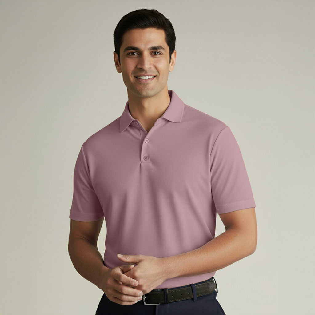 Soft Bamboo Polo T-Shirts (Button) - Clearance Collection