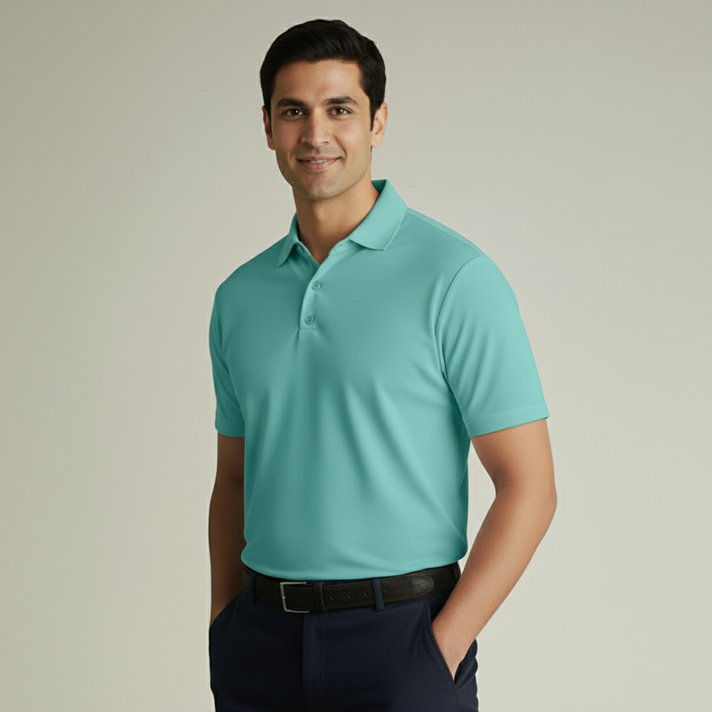 Soft Bamboo Polo T-Shirts (Button) - Clearance Collection
