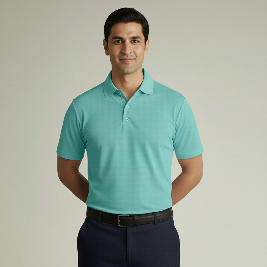 Soft Bamboo Polo T-Shirts (Button) - Clearance Collection
