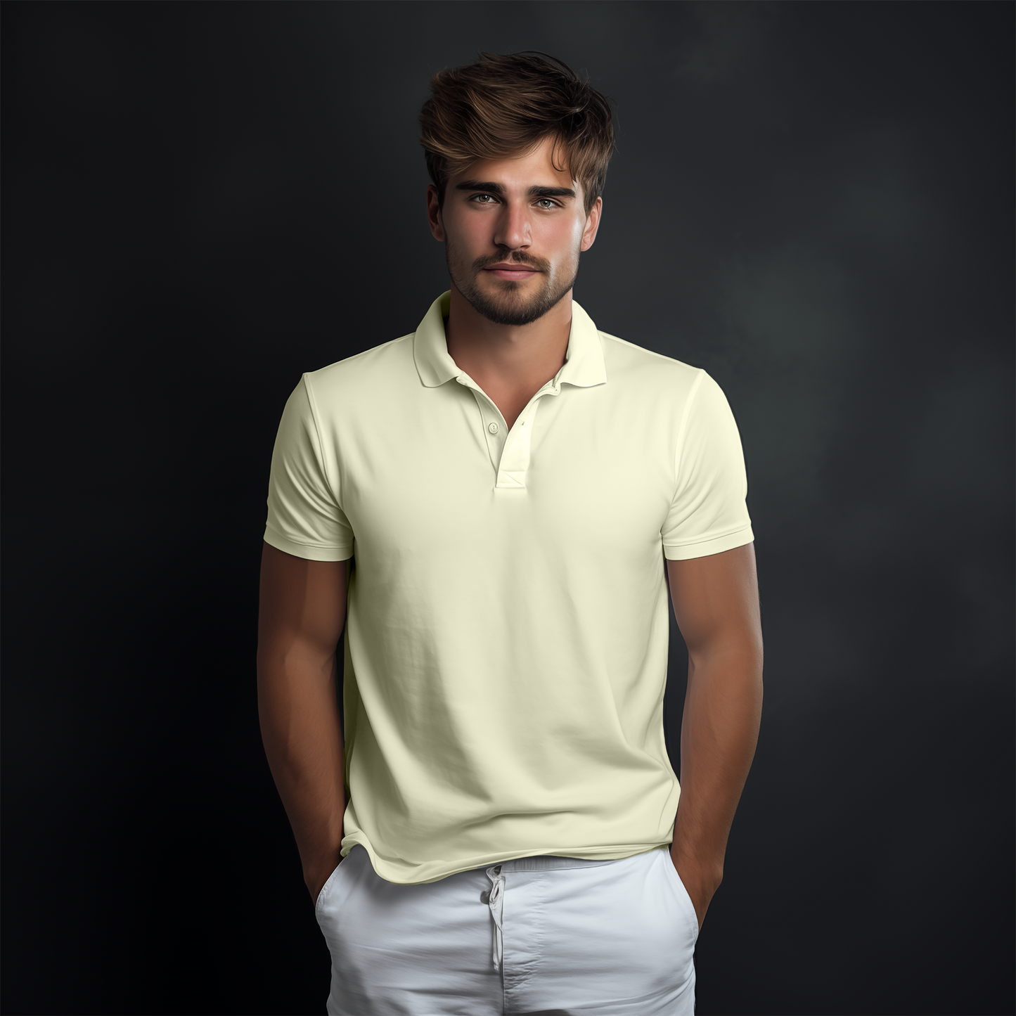 Soft Bamboo Polo T-Shirts (Button)