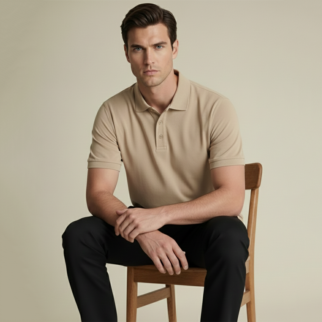Mercerized Premium Supima Polo T-Shirt