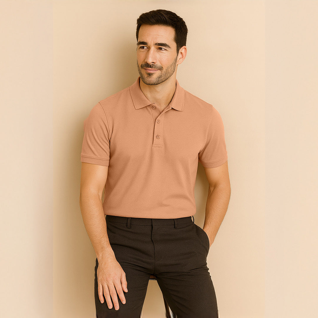 Exclusive Interlock Supima Polos for Elite Men