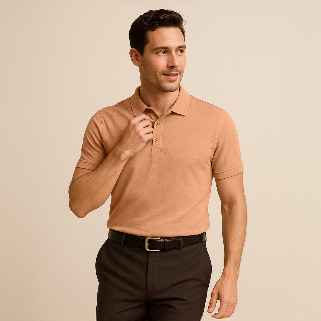 Exclusive Interlock Supima Polos for Elite Men